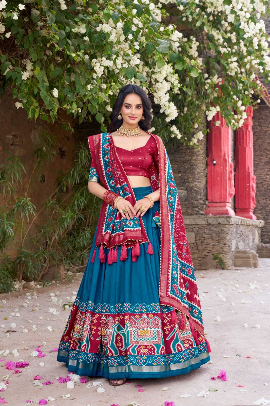 YNF Wholesale Tussar Silk Designer Lehenga  | Surat Manufacturer