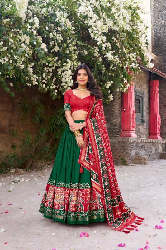YNF Wholesale Tussar Silk Designer Lehenga  | Surat Manufacturer