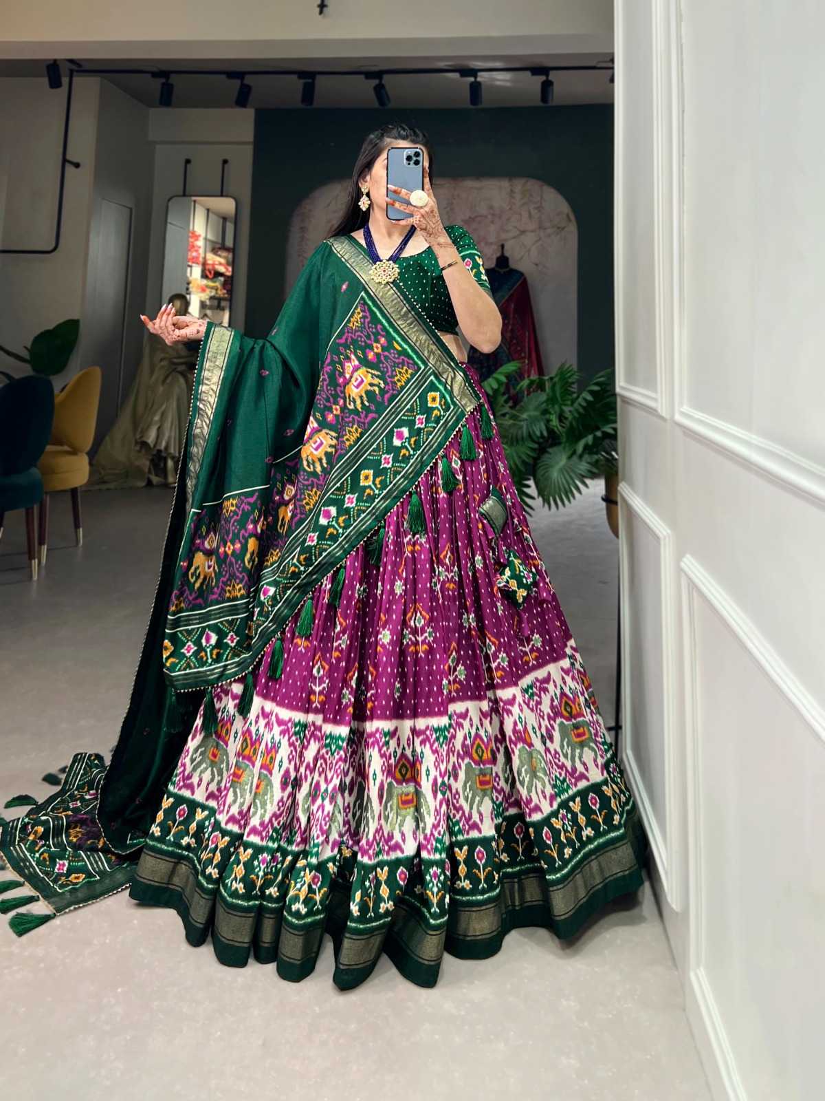 YNF Wholesale Tussar Silk Designer Lehenga  | Surat Manufacturer