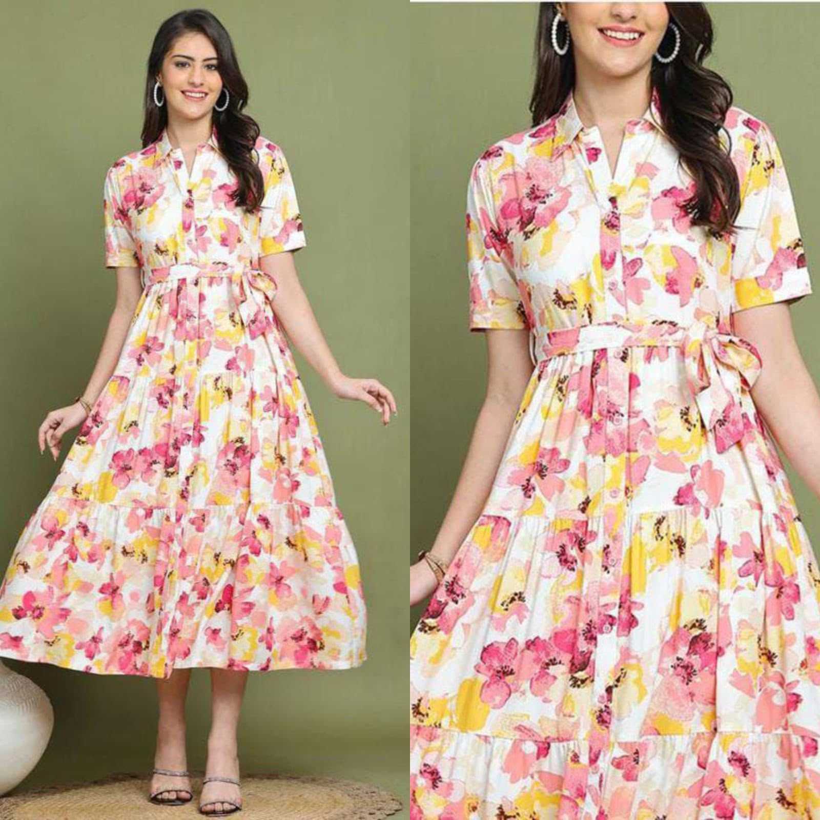 YNF Wholesale Rayon Designer Kurtis  | Surat Manufacturer