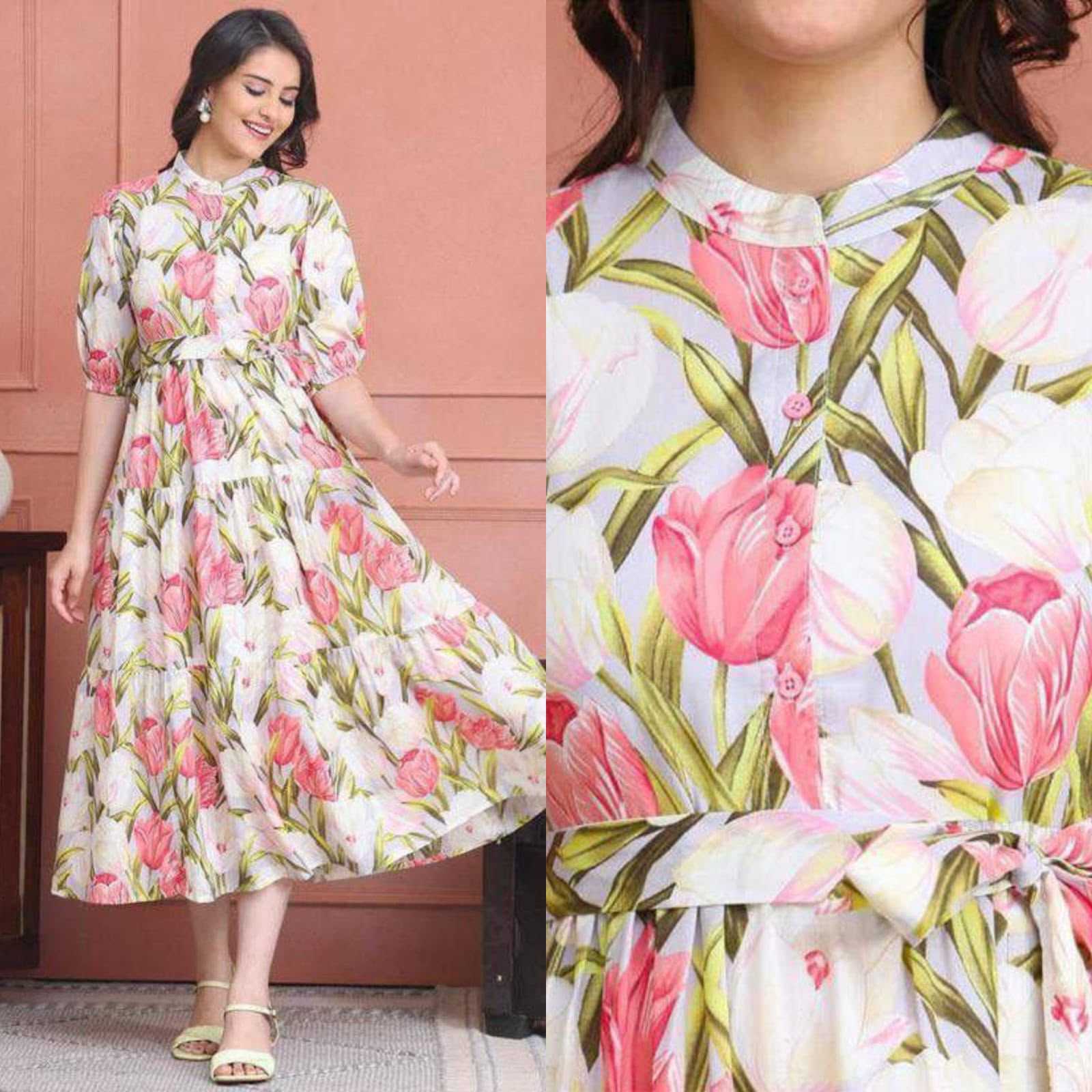 YNF Wholesale Rayon Designer Kurtis  | Surat Manufacturer