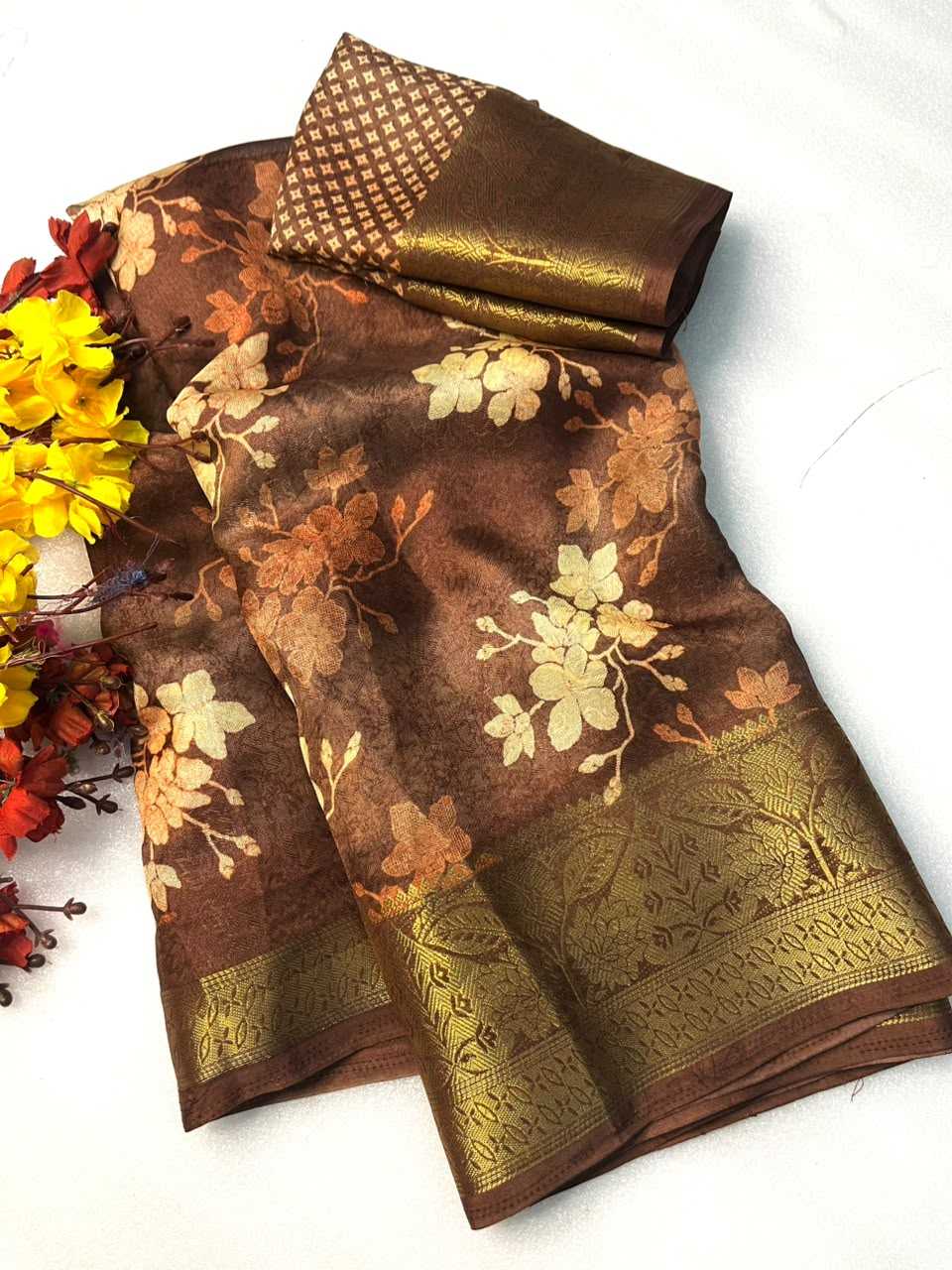 YNF Wholesale Georgette Designer Sarees  | Surat Manufacturer