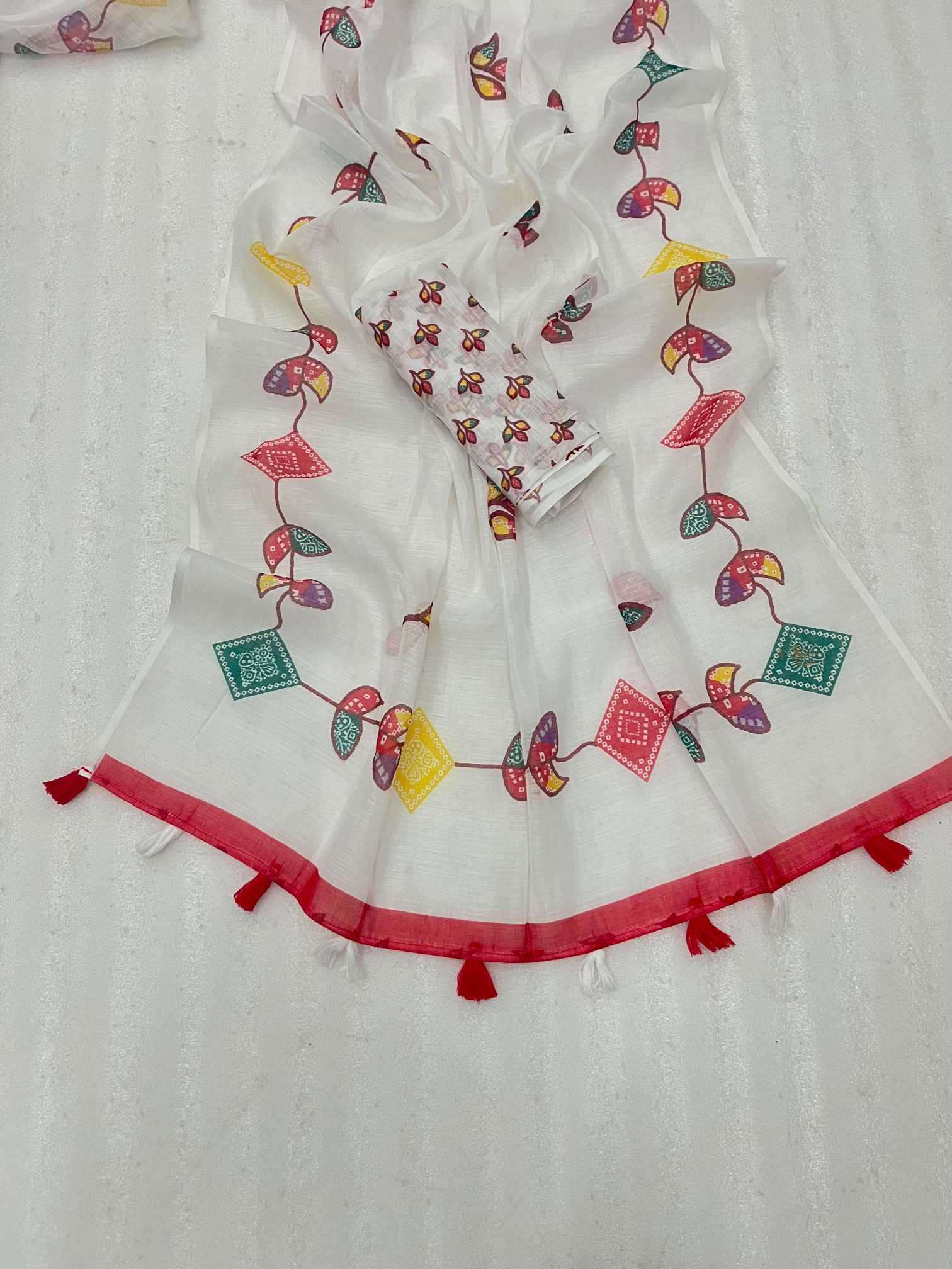 YNF Wholesale Linen Fancy Sarees  | Surat Manufacturer