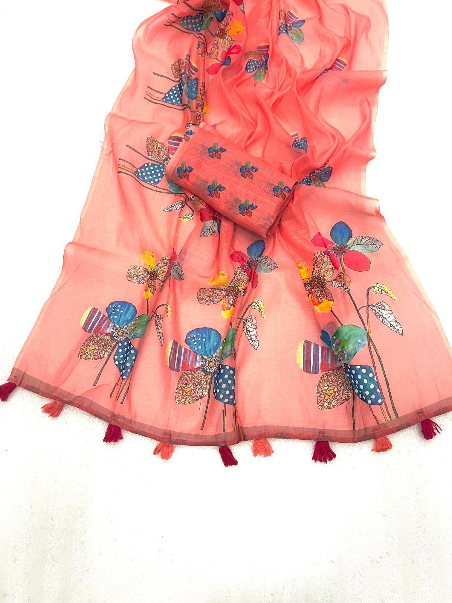 YNF Wholesale Linen Fancy Sarees  | Surat Manufacturer