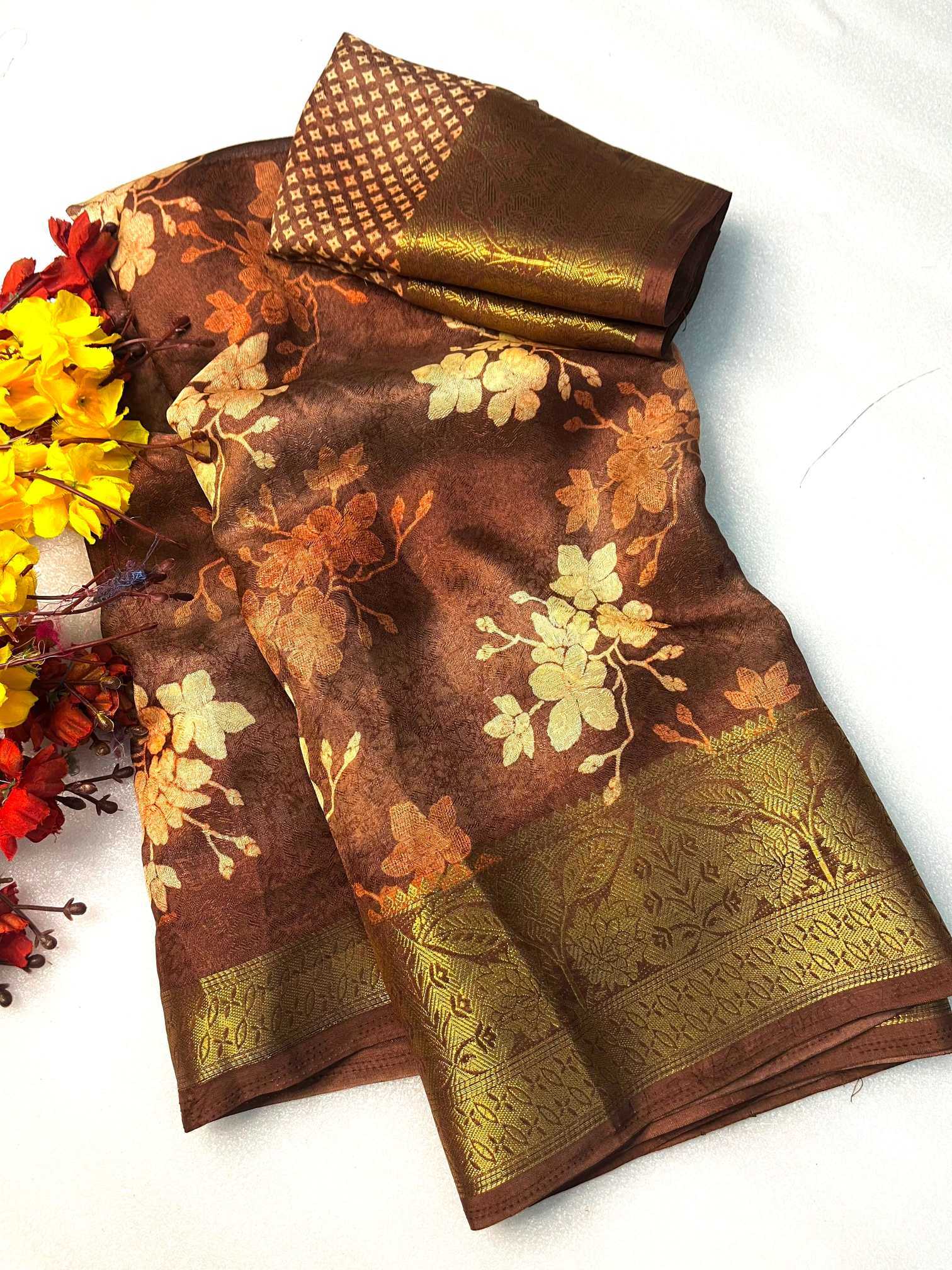 YNF Wholesale Georgette Georgette Sarees  | Surat Manufacturer