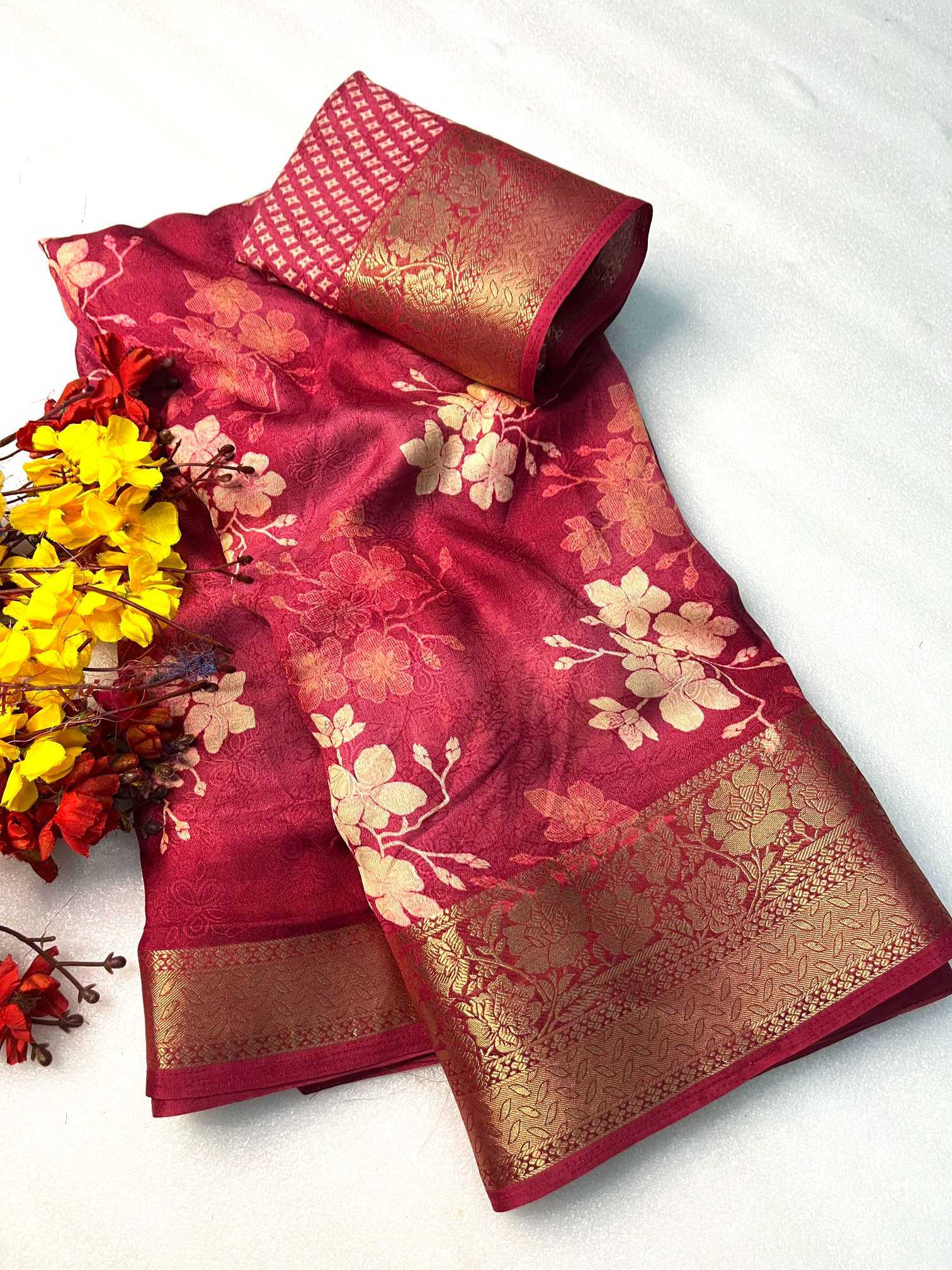 YNF Wholesale Georgette Georgette Sarees  | Surat Manufacturer