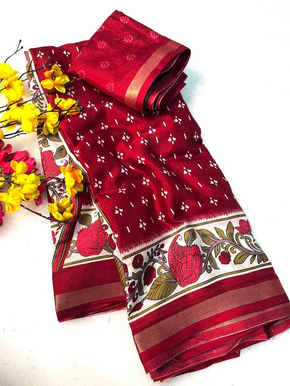 YNF Wholesale Cotton Designer Sarees  | Surat Manufacturer