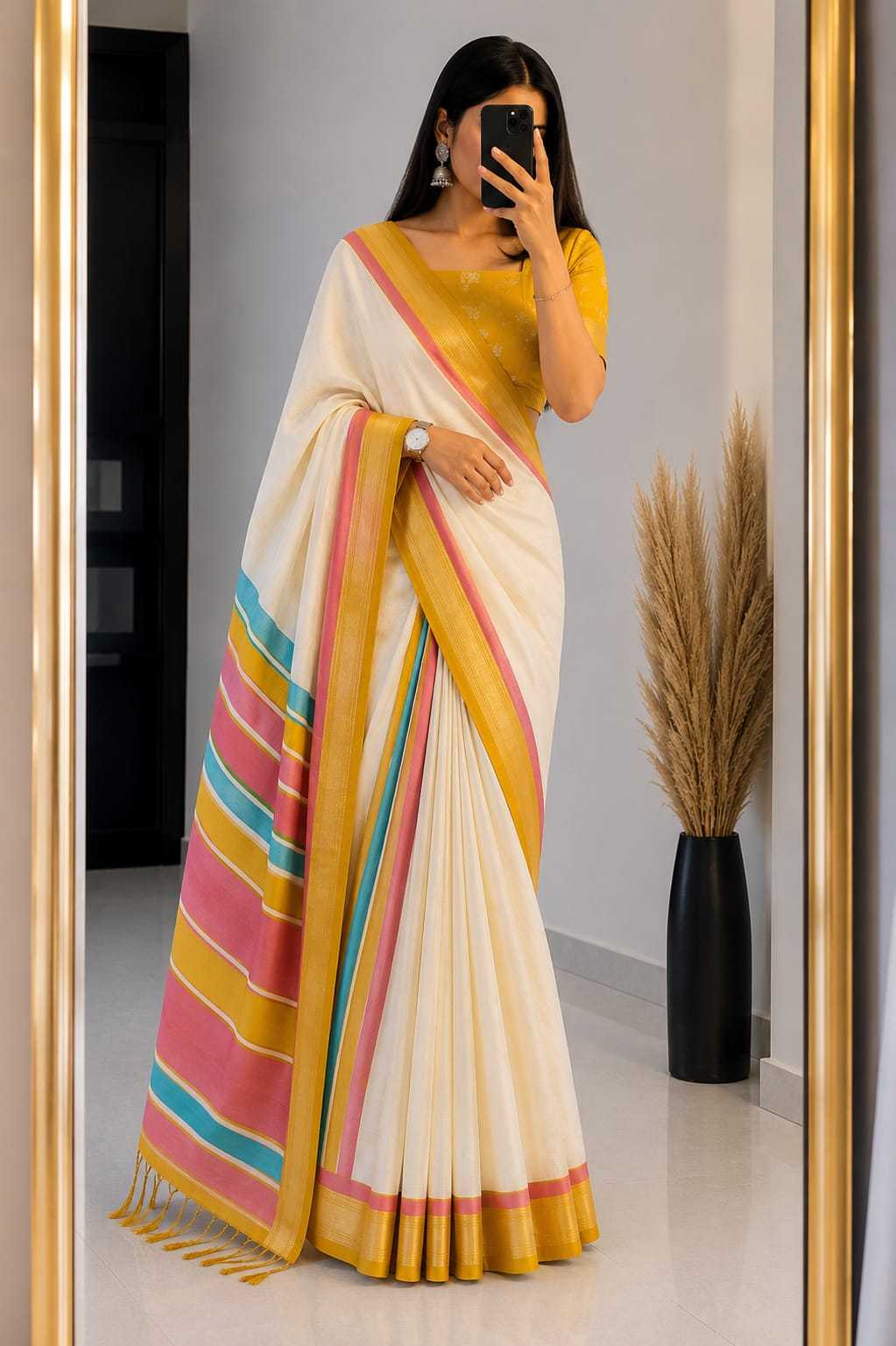 YNF Wholesale Dola Silk Saree With Jacket  | Surat Manufacturer