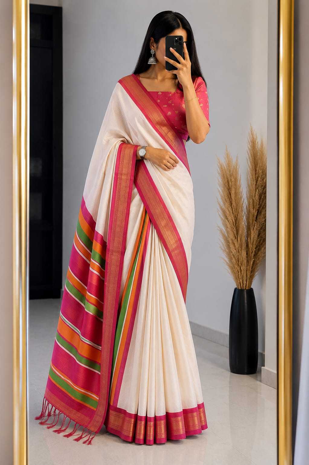 YNF Wholesale Dola Silk Saree With Jacket  | Surat Manufacturer