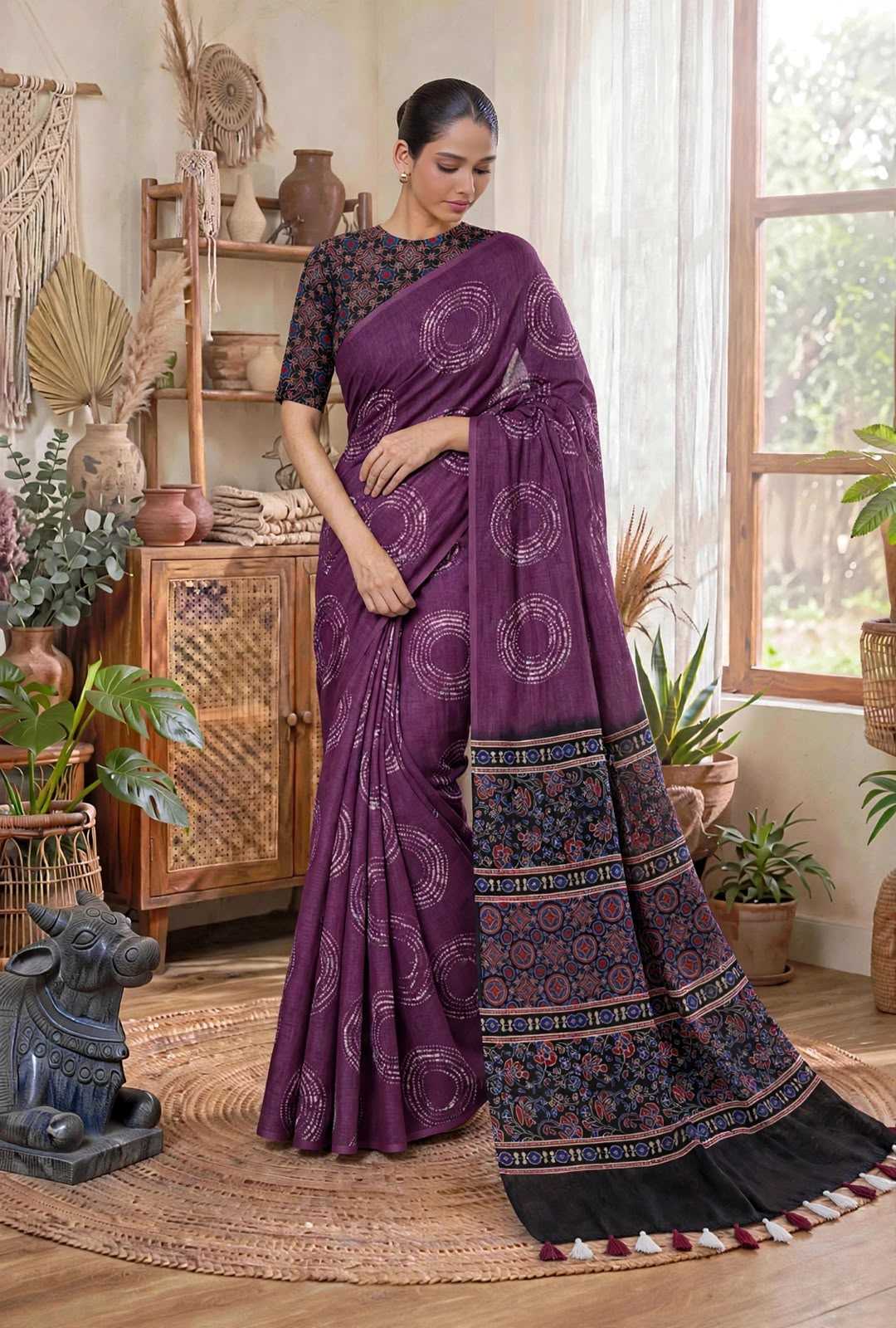 YNF Wholesale Cotton Fancy Sarees  | Surat Manufacturer
