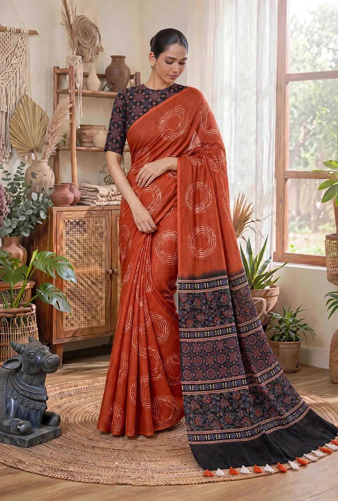 YNF Wholesale Cotton Fancy Sarees  | Surat Manufacturer