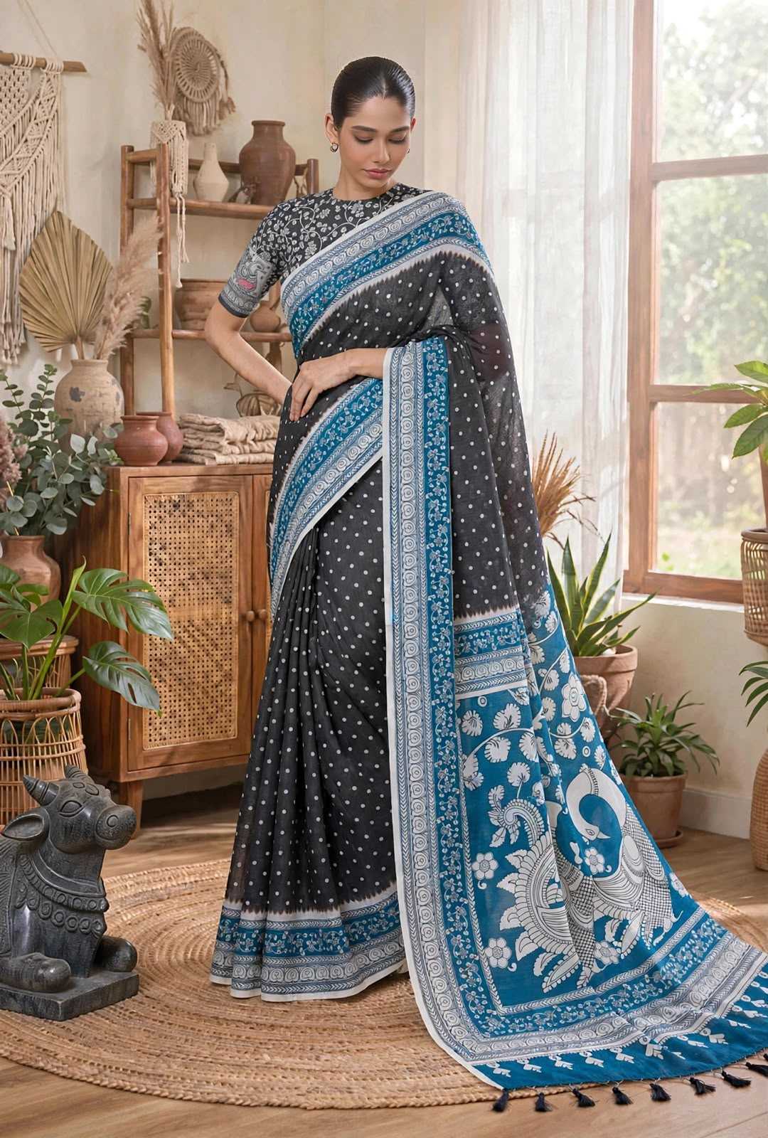 YNF Wholesale Soft Cotton Printed Sarees  | Surat Manufacturer