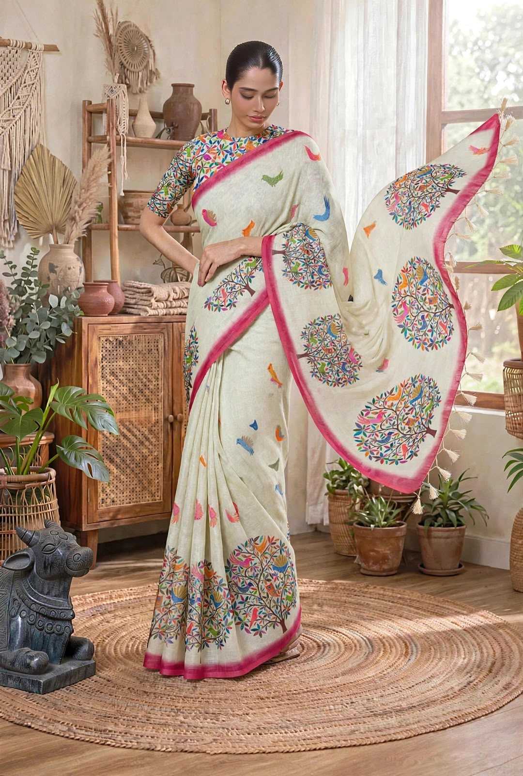 YNF Wholesale Soft Cotton Fancy Sarees  | Surat Manufacturer