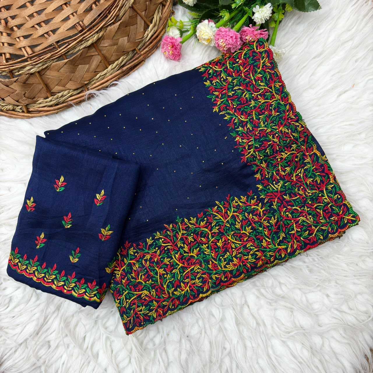 YNF Wholesale Soft Vichitra Party Wear Sarees  | Surat Manufacturer