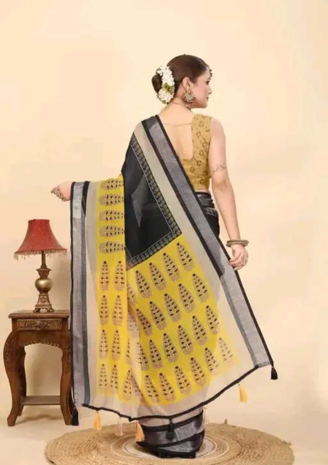 YNF Wholesale Linen Cotton Linen Sarees KESH179 JAMKUDI | Surat Manufacturer