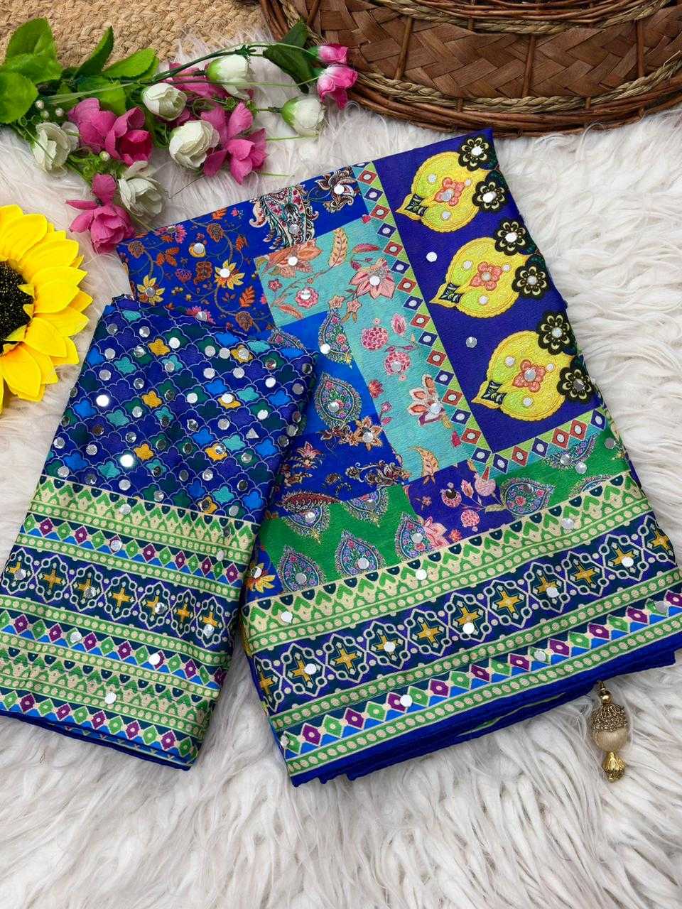 YNF Wholesale Chinon Silk Party Wear Silk Sarees  | Surat Manufacturer