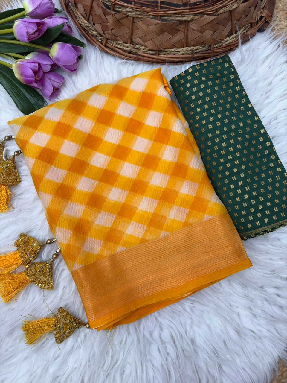 YNF Wholesale Chiffon Printed Sarees  | Surat Manufacturer