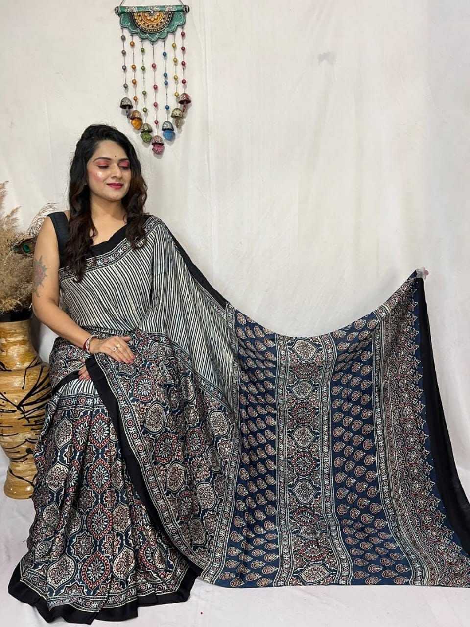 YNF Wholesale Japan Sartin Gajji Modal Sarees  | Surat Manufacturer