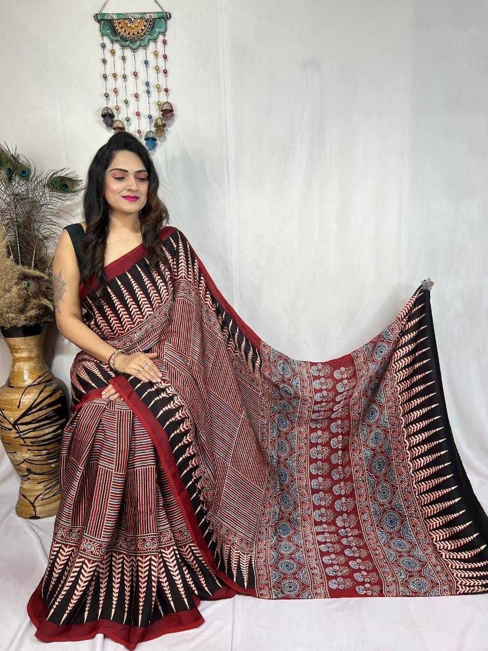 YNF Wholesale Japan Sartin Gajji Modal Sarees  | Surat Manufacturer