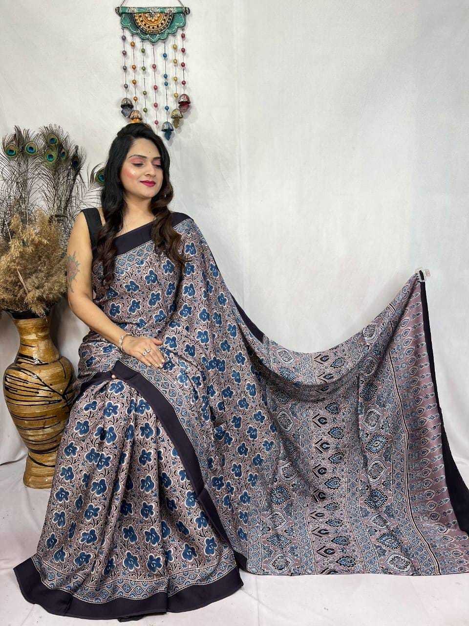 YNF Wholesale Japan Sartin Gajji Modal Sarees  | Surat Manufacturer