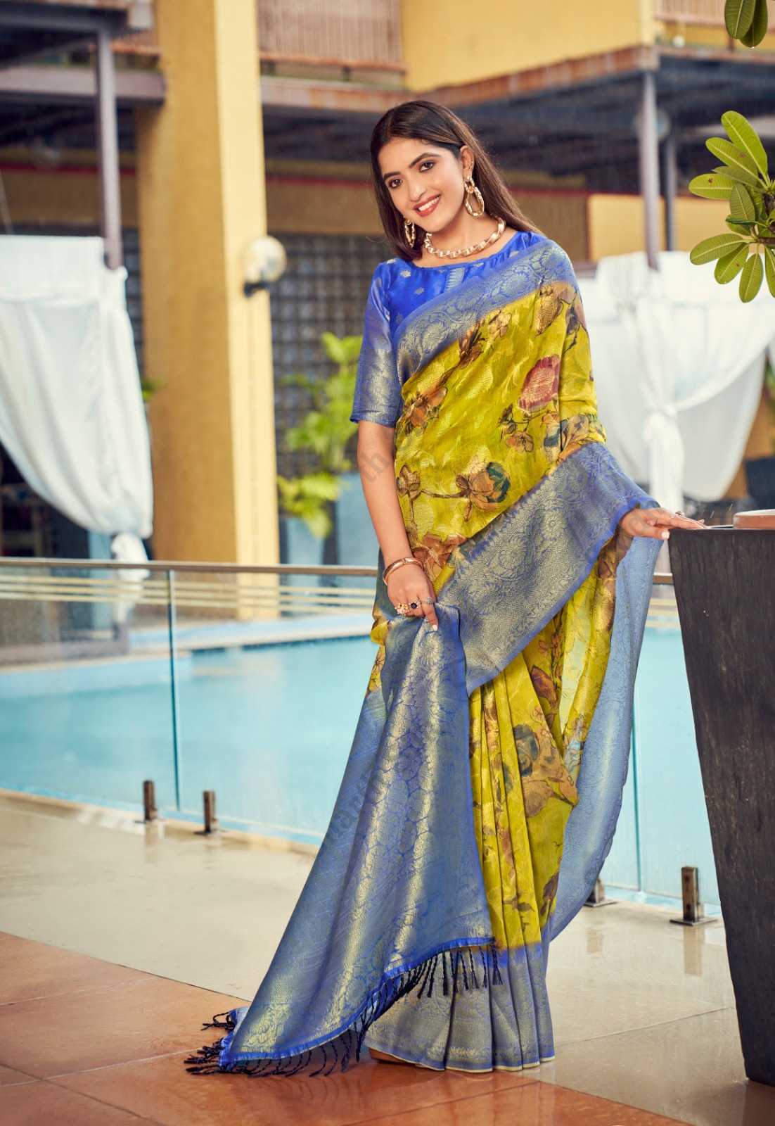 YNF Wholesale Banarasi Soft Silk Designer Sarees KESH183 Anta | Surat Manufacturer