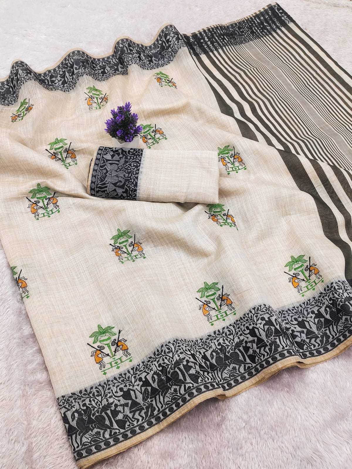 YNF Wholesale Cotton Printed Sarees KESH183 Chiku | Surat Manufacturer