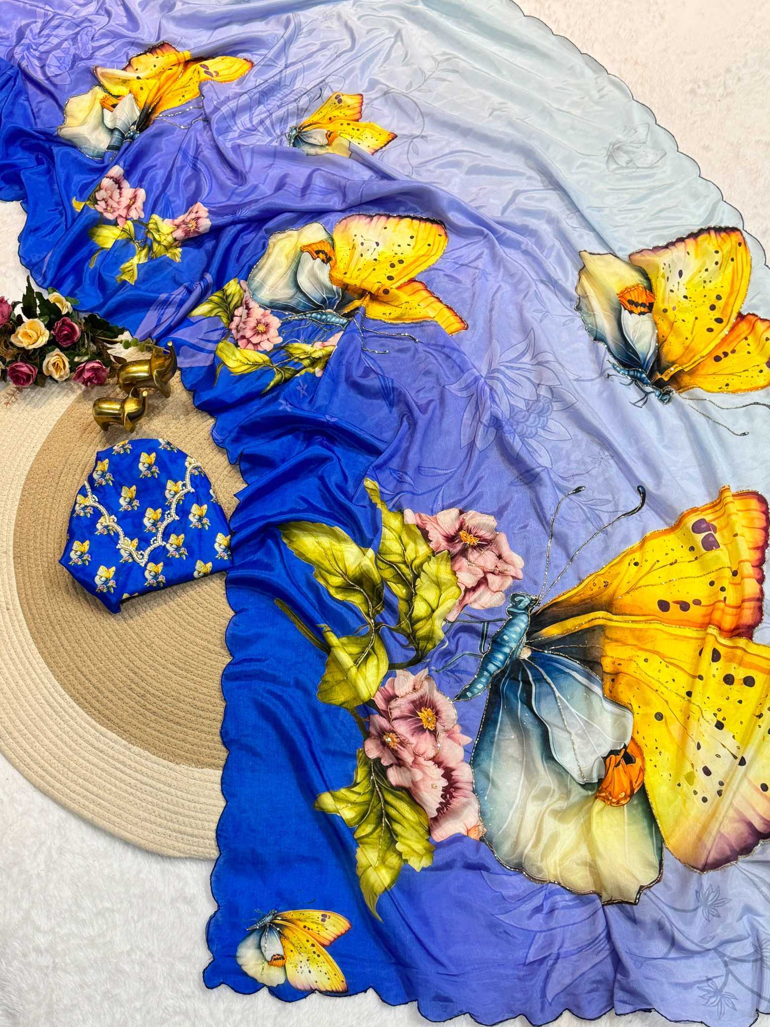 YNF Wholesale Chinon Silk Soft Silk Sarees KESH187 Agamya | Surat Manufacturer
