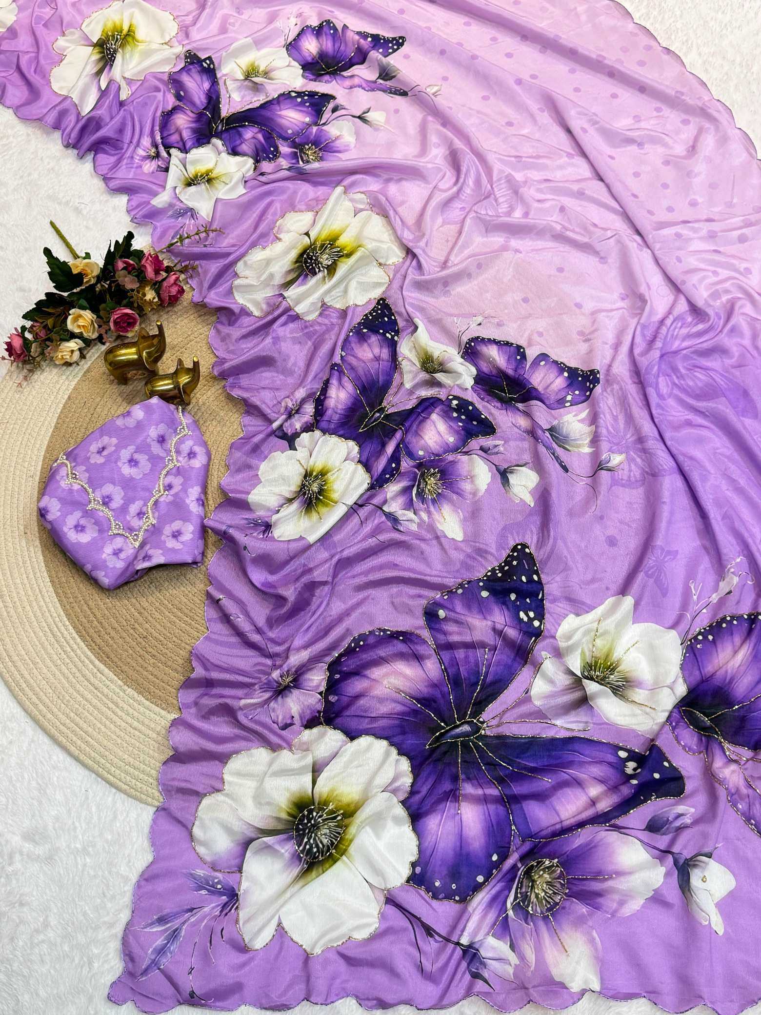 YNF Wholesale Chinon Silk Soft Silk Sarees KESH187 Agamya | Surat Manufacturer