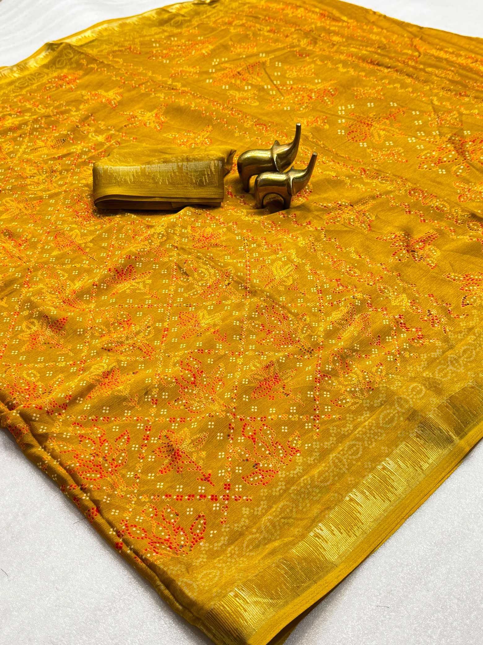 YNF Wholesale Chinon Silk Traditional Silk Sarees KESH187 Ahana | Surat Manufacturer