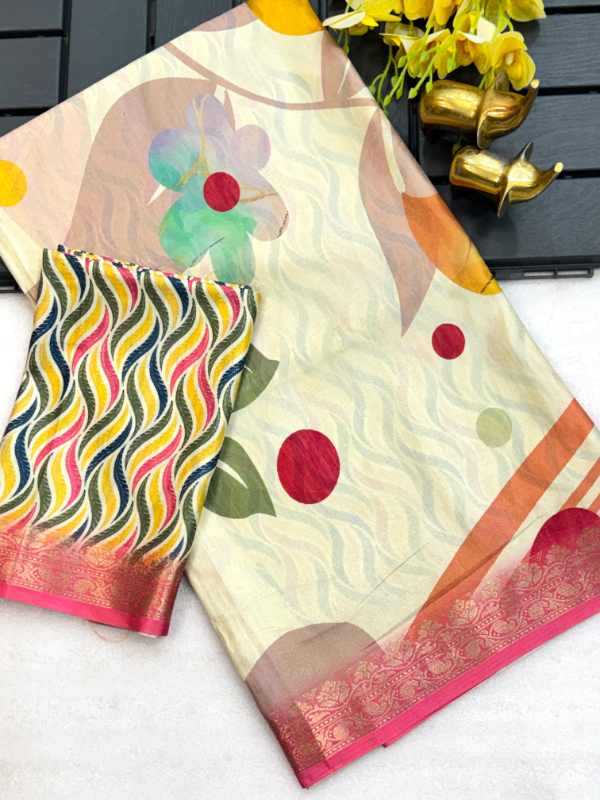 YNF Wholesale Tussar Silk Printed Sarees  | Surat Manufacturer