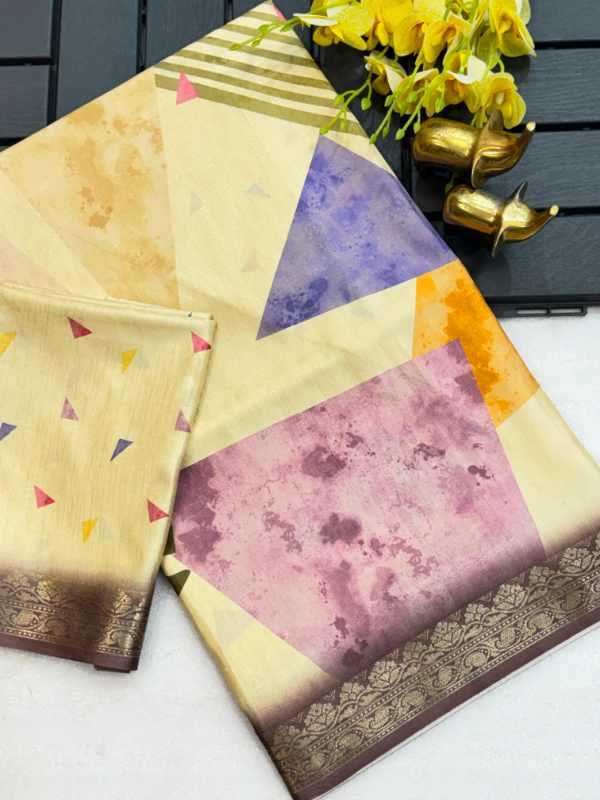YNF Wholesale Tussar Silk Printed Sarees  | Surat Manufacturer