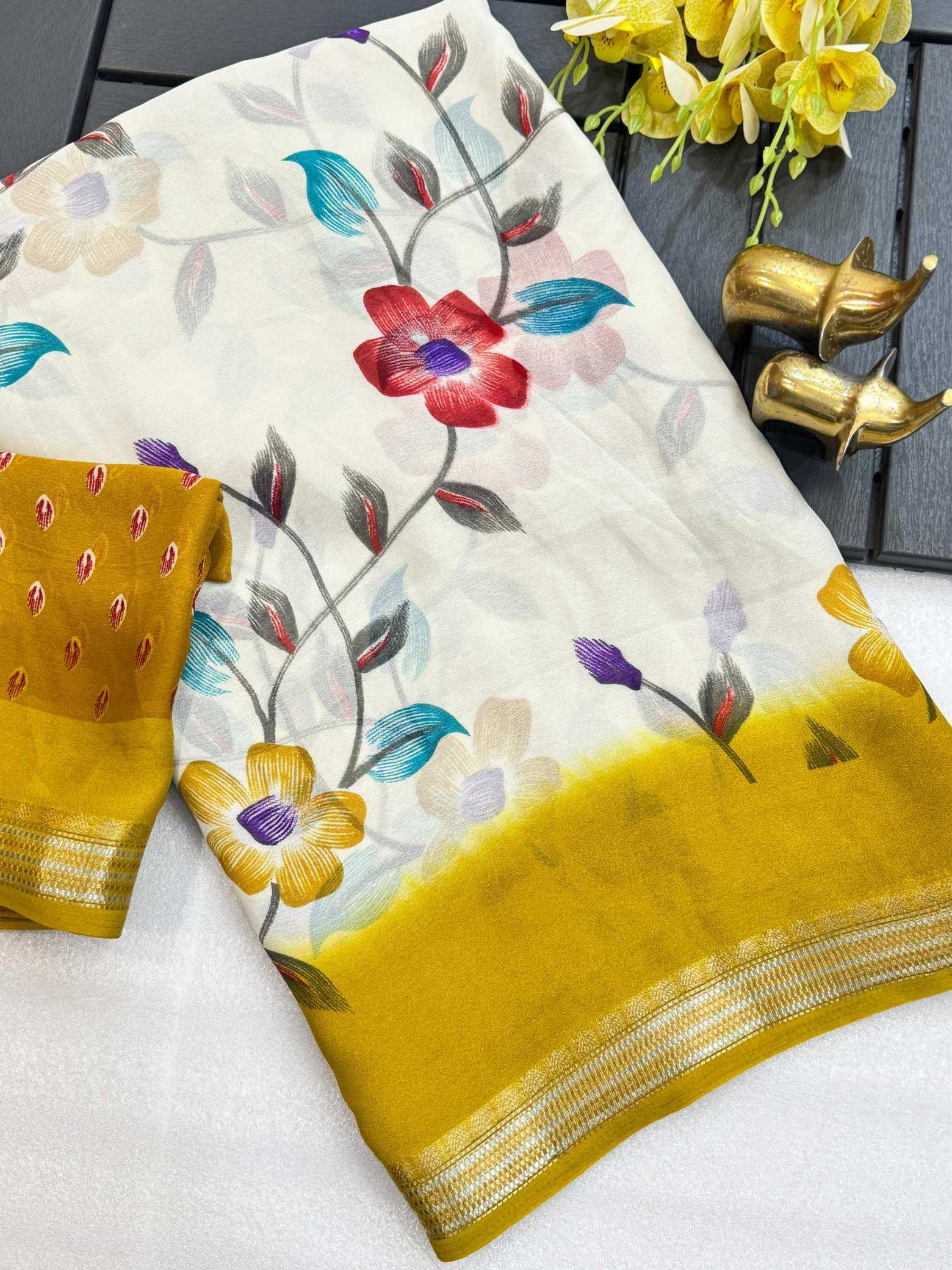 YNF Wholesale Heavy Silk Printed Silk Saree KESH187 Anvita | Surat Manufacturer