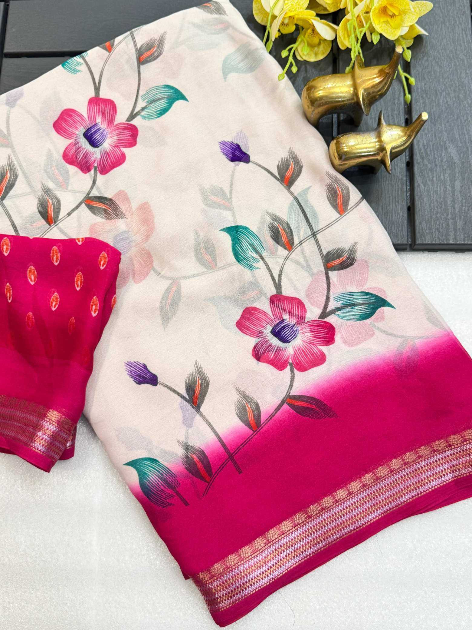 YNF Wholesale Heavy Silk Printed Silk Saree KESH187 Anvita | Surat Manufacturer