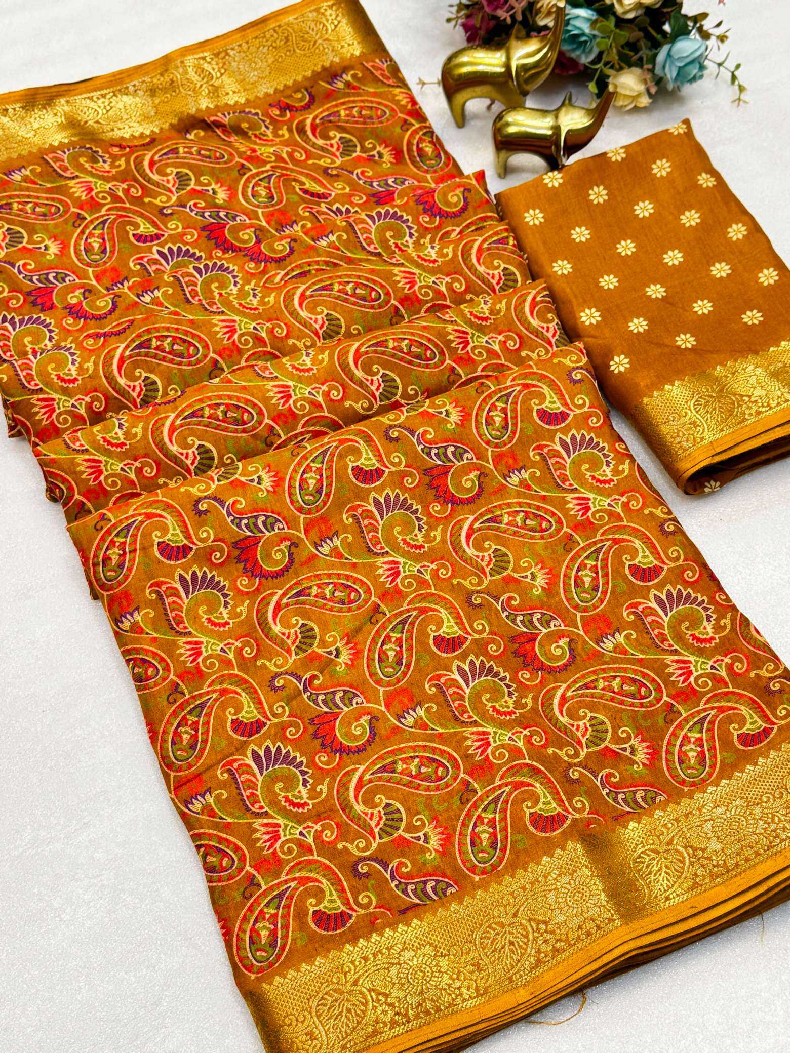 YNF Wholesale Cotton Printed Sarees KESH187 Ashna | Surat Manufacturer