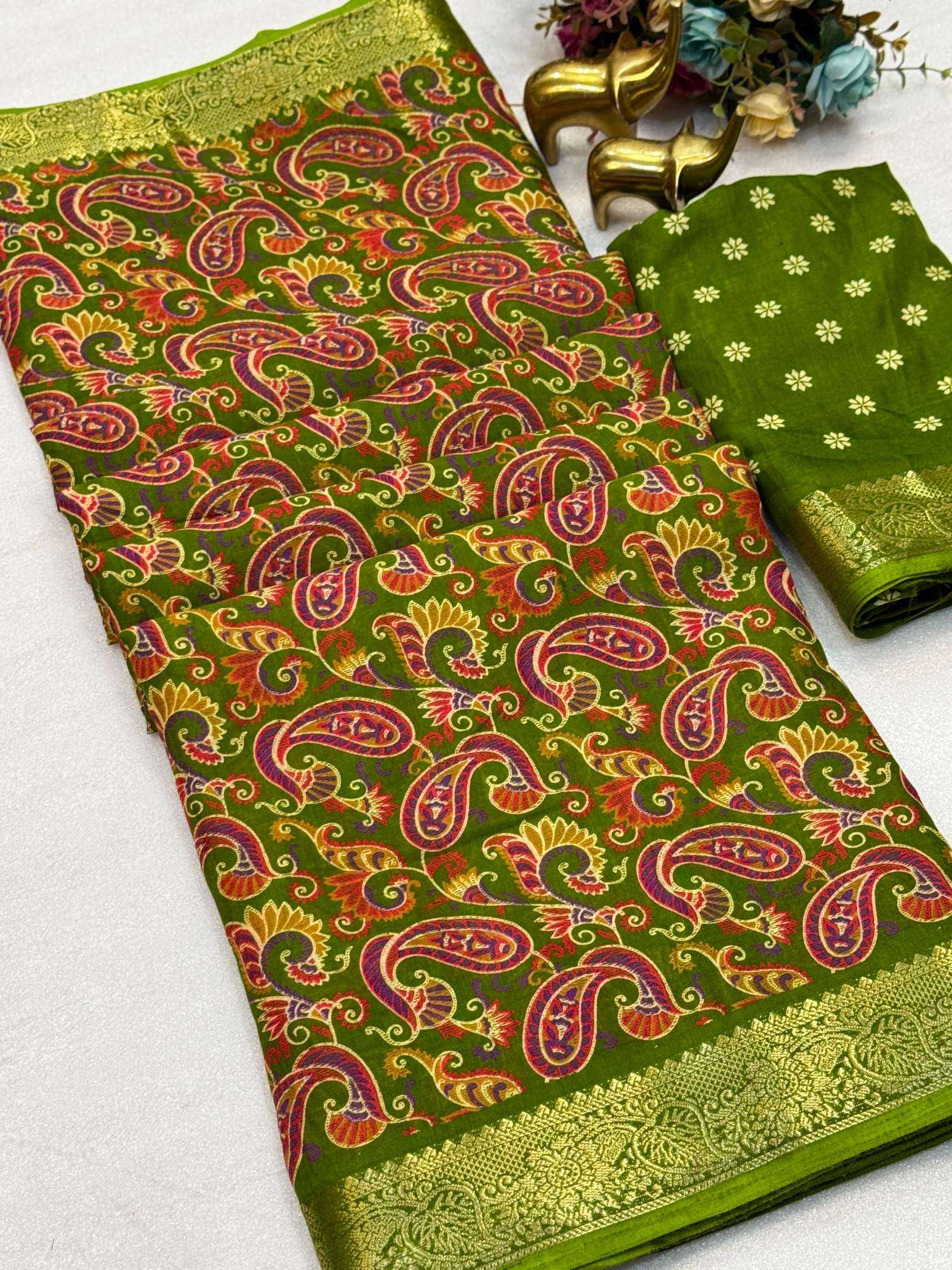 YNF Wholesale Cotton Printed Sarees KESH187 Ashna | Surat Manufacturer