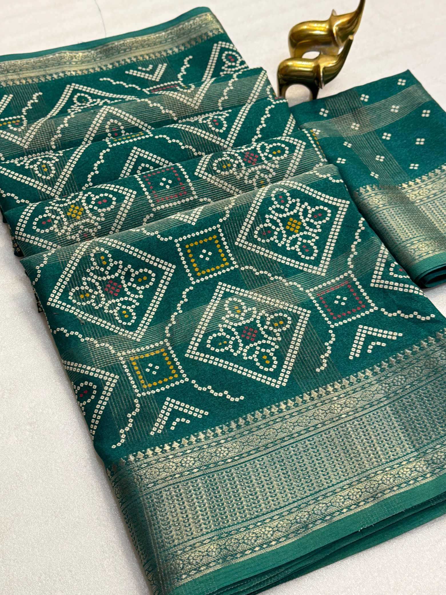 YNF Wholesale Cotton Printed Sarees KESH187 Chandramukhi-7 | Surat Manufacturer