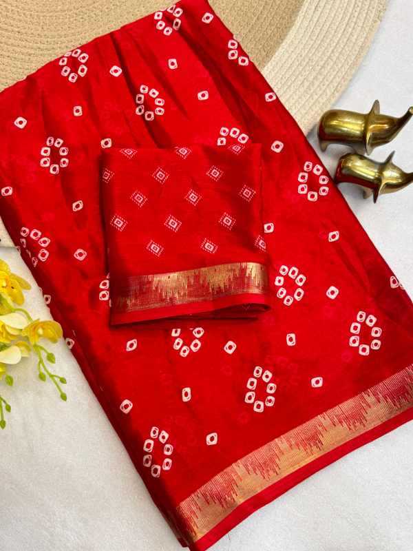 YNF Wholesale Chinon Silk Printed Sarees  | Surat Manufacturer
