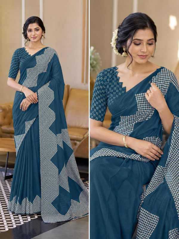 YNF Wholesale Crepe Silk Designer Sarees  | Surat Manufacturer