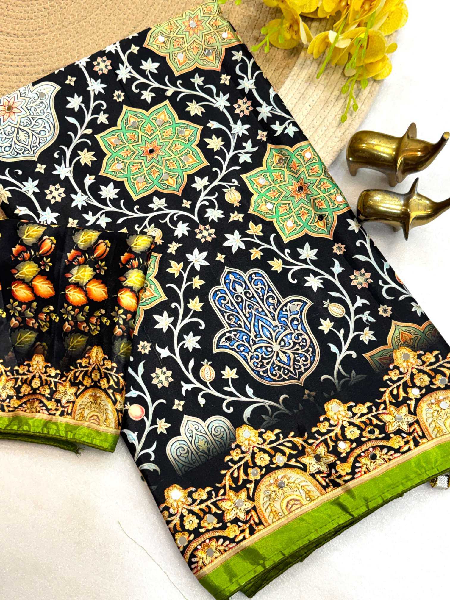 YNF Wholesale Chinon Designer Sarees KESH187 Deval | Surat Manufacturer
