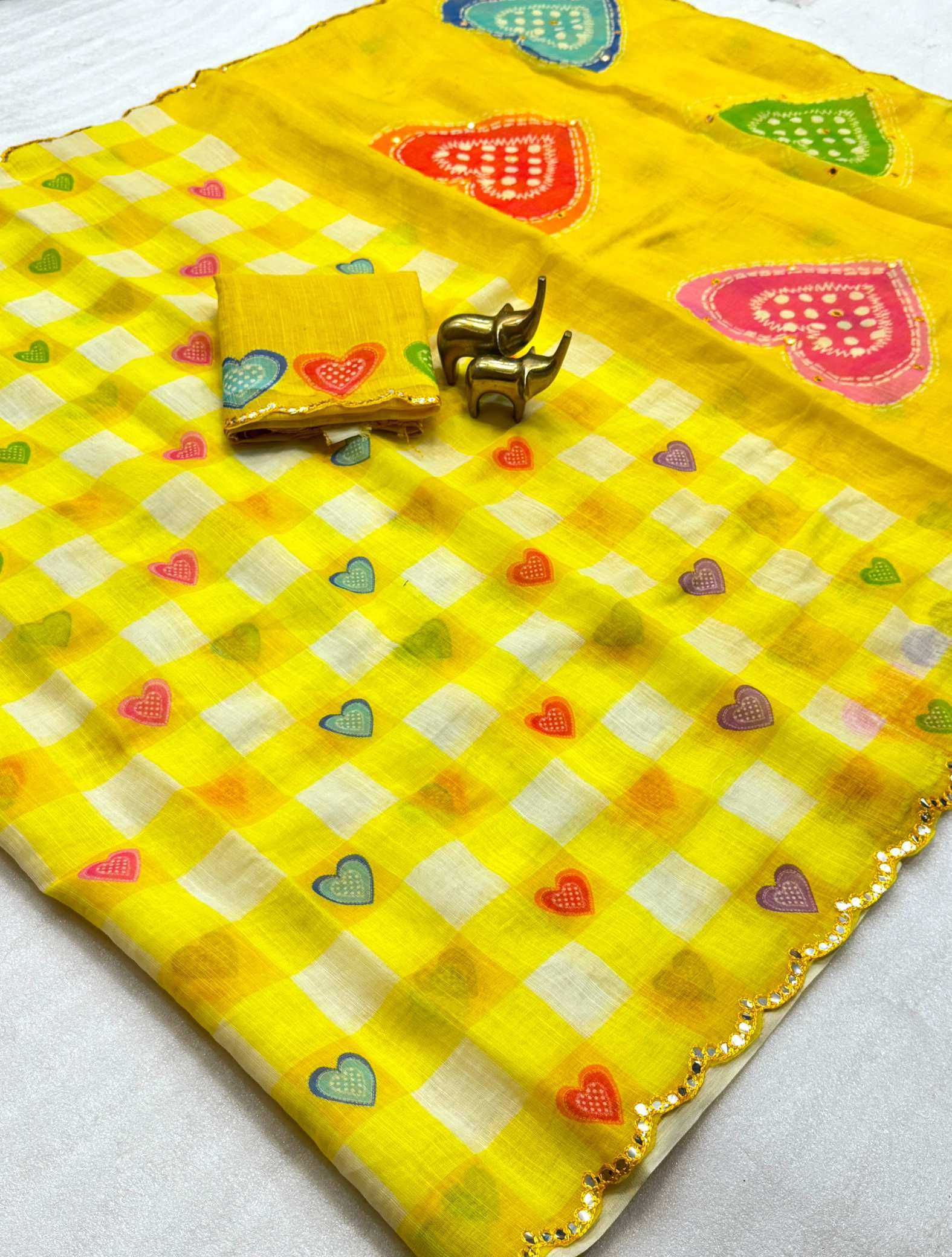 YNF Wholesale Cotton Printed Sarees KESH187 Dilwale | Surat Manufacturer