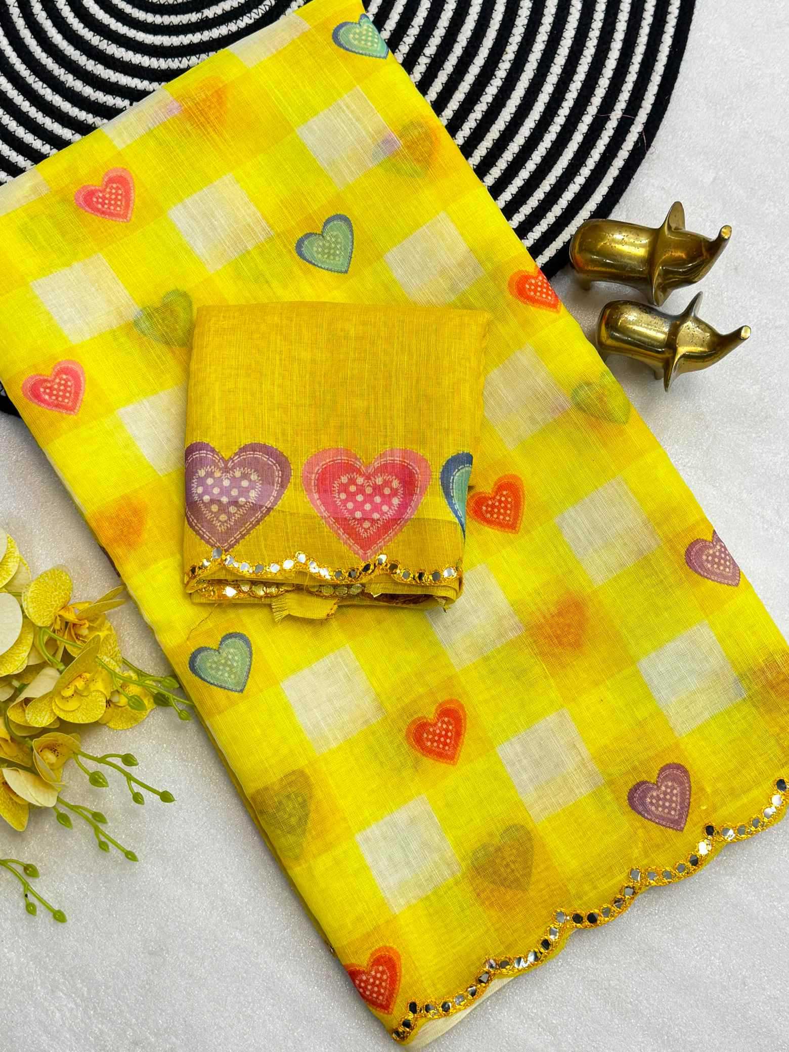 YNF Wholesale Cotton Printed Sarees  | Surat Manufacturer