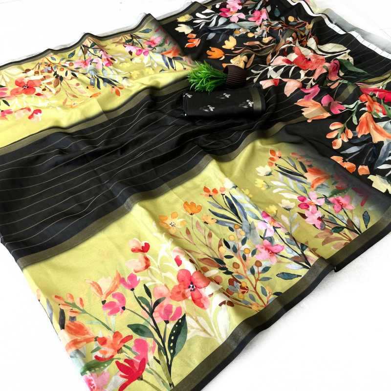 YNF Wholesale Dola Silk Printed Sarees KESH187 Dola | Surat Manufacturer