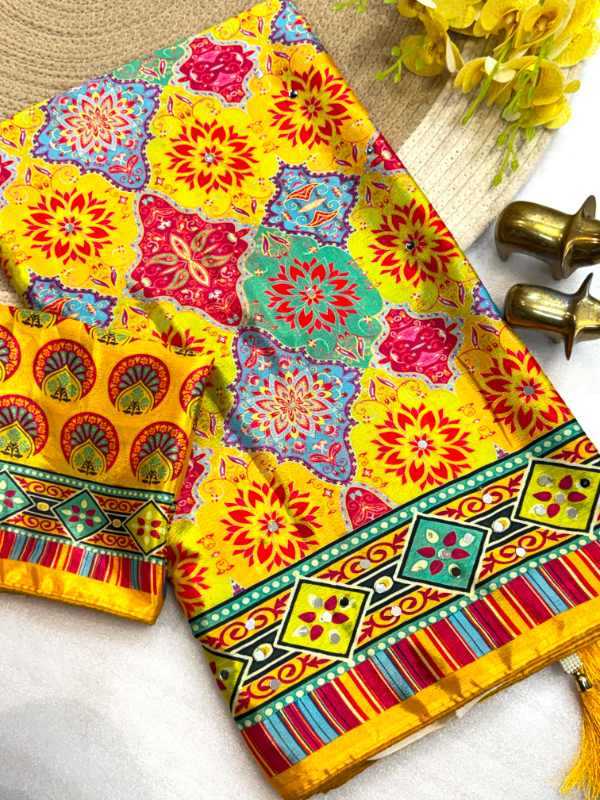 YNF Wholesale Chinon Designer Sarees  | Surat Manufacturer