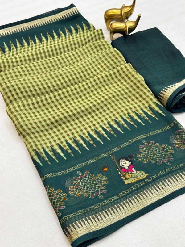 YNF Wholesale Georgette Georgette Sarees  | Surat Manufacturer