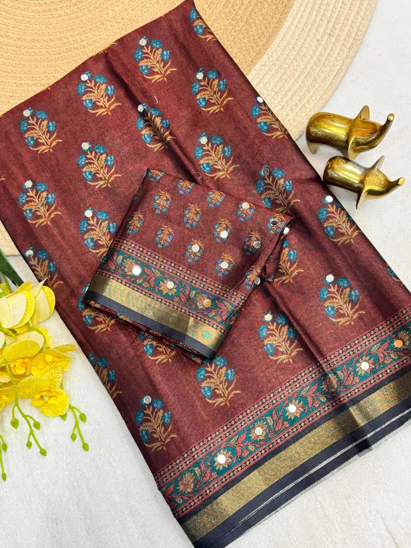 YNF Wholesale Silk Printed Silk Saree  | Surat Manufacturer