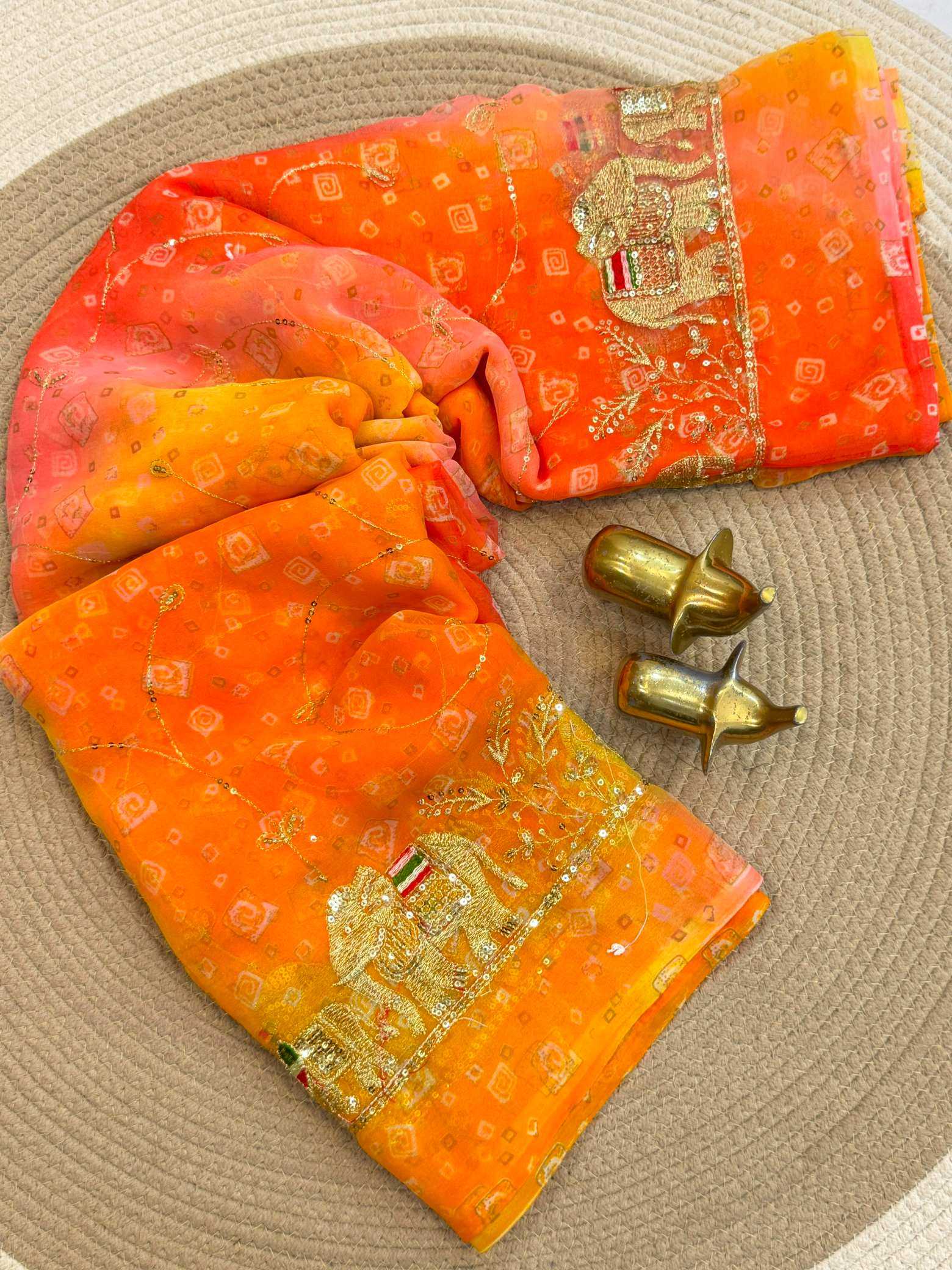 YNF Wholesale Georgette Printed Sarees KESH187 Jinal | Surat Manufacturer