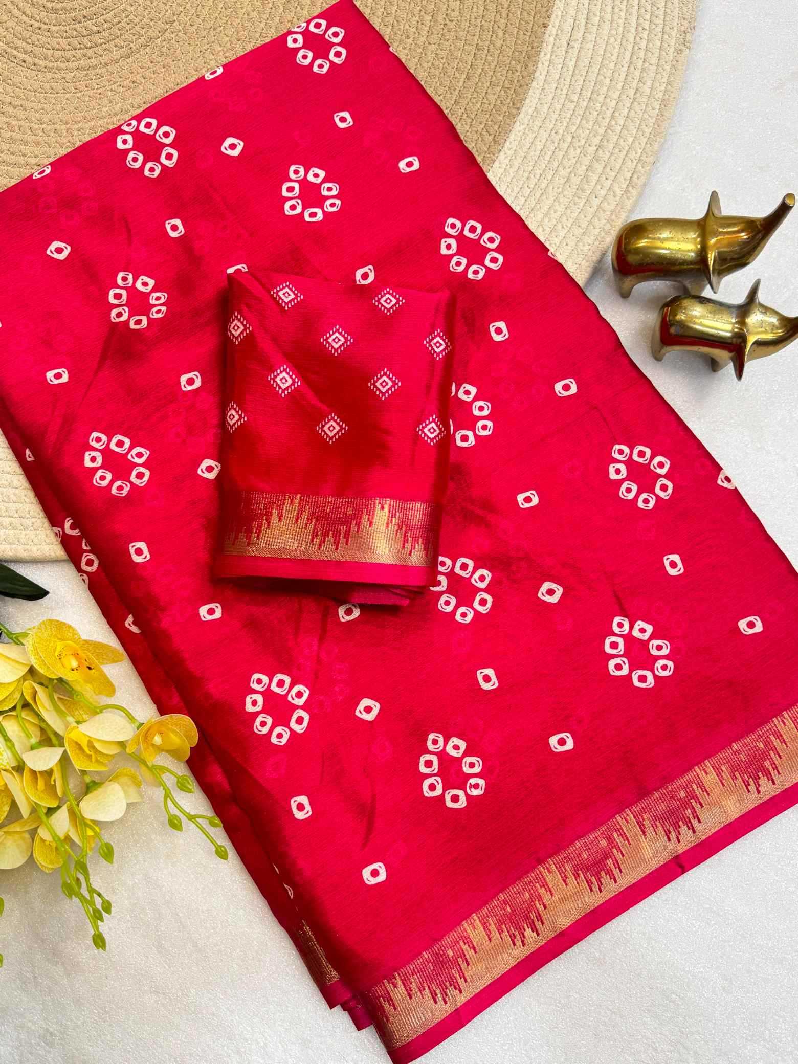 YNF Wholesale Chinon Silk Heavy Silk Sarees  | Surat Manufacturer