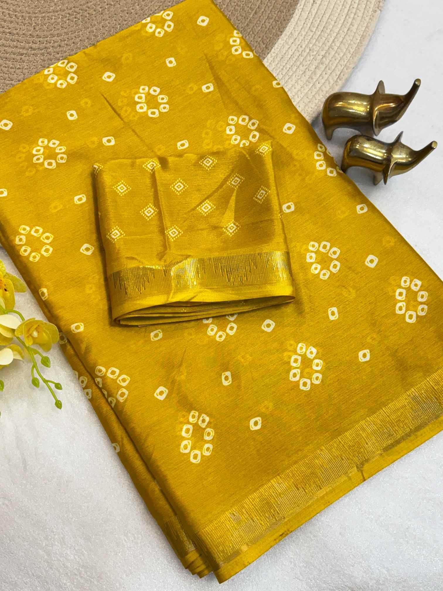 YNF Wholesale Chinon Silk Heavy Silk Sarees  | Surat Manufacturer