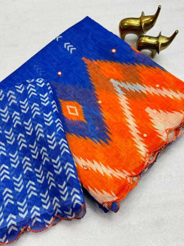 YNF Wholesale Cotton Printed Sarees  | Surat Manufacturer