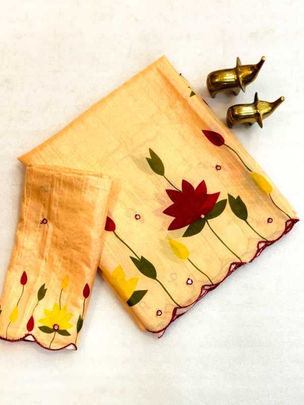 YNF Wholesale Tussar Silk Printed Sarees  | Surat Manufacturer